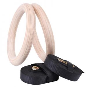 wooden gymnastic rings